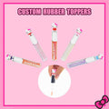 Hello Kitty 10 Piece Plant Based Lip Gloss, Girls Party Favors, First Makeup Set for Girl, Perfect for Parties, Sleepovers, and Birthday Gifts,