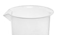 EISCO Plastic Beaker, 250Ml - Polypropylene Plastic - Raised Graduations, Tapered Spout - Euro Design