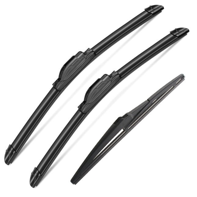 3 Wipers Set for Jeep Grand Cherokee 2014 2015 2016 2017 2018 2019 2020 2021, Windshield Wiper Blades Original Equipment