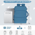 Travel Backpack for Men, Flight Approved Person Item Bag, Carry on Backpack, Lightweight Casual Daypack, College Backpack Fits 16.5 Inch Laptop,