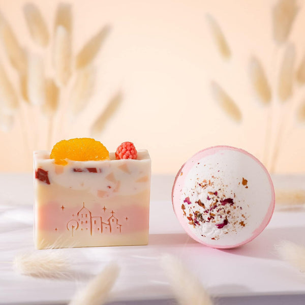 Birthday Gifts for Women, Happy Bath Set Relaxing Spa Gift Baskets Ideas for Women, Her, Mom, Sister, Female Friends, Coworker, Wife, Girlfriend,