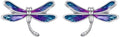 Dragonfly Earrings Gifts for Women 925 Sterling Silver Dragonfly Stud Earrings Jewelry Gifts