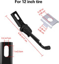 SEISSO Aluminium Alloy Foldable Kickstand for 12-18 Inch Bicycle, Mountain Bike, Road Bike - Black