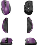 TECKNET Wireless Mouse, 2.4G Ergonomic Optical Mouse, Computer Mouse for Laptop, PC, Computer, Chromebook, Notebook, 6 Buttons, 24 Months Battery