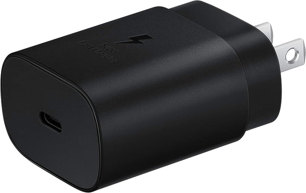 Samsung 25W PD Wall Charger USB C Adapter, Super Fast Charging Block for Galaxy Phones and Devices (EP-T2510), 100-240V, Cable Not Included, (Black)