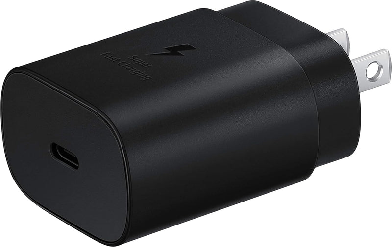 Samsung 25W PD Wall Charger USB C Adapter, Super Fast Charging Block for Galaxy Phones and Devices (EP-T2510), 100-240V, Cable Not Included, (Black)