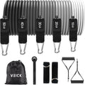 VEICK Resistance Bands, Exercise Bands, Workout Bands Set for Working Out with Handles for Men Women, Elastic Exercising Bands for Fitness Weights