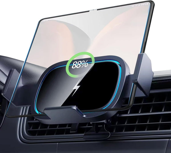 Wireless Car Charger for Samsung Galaxy Z Fold 6/5/4/3, 15W Fast Charging Car Mount, Car Accessories, Air Vent Charging Car Phone Holder for