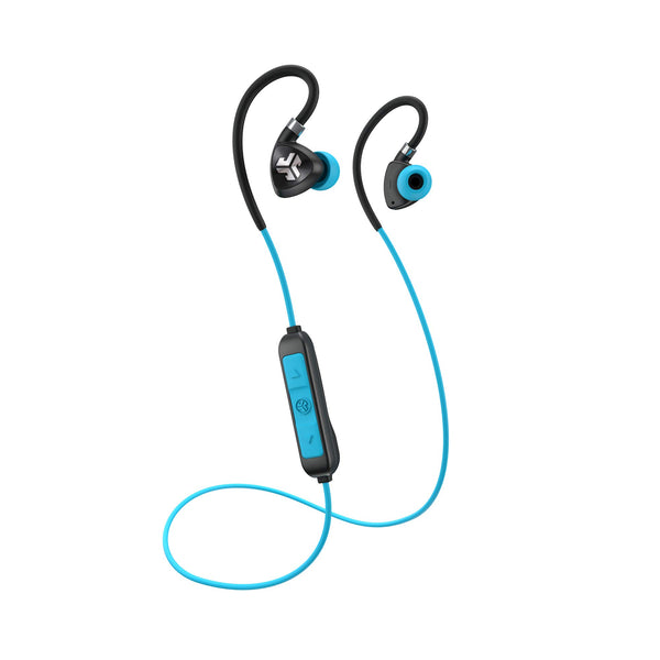 Jlab Fit 2.0 Bluetooth Enabled Wireless Sports Earbuds, Bluetooth 4.1, 10Mm Titanium Drivers, 6 Hour Battery Life, IP55 Sweatproof, Flexible