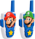 Super Mario Bros Walkie Talkies Kids Toys, Long Range, Two Way Static Free Handheld Radios, Designed for Indoor or Outdoor Games for Kids Aged 3