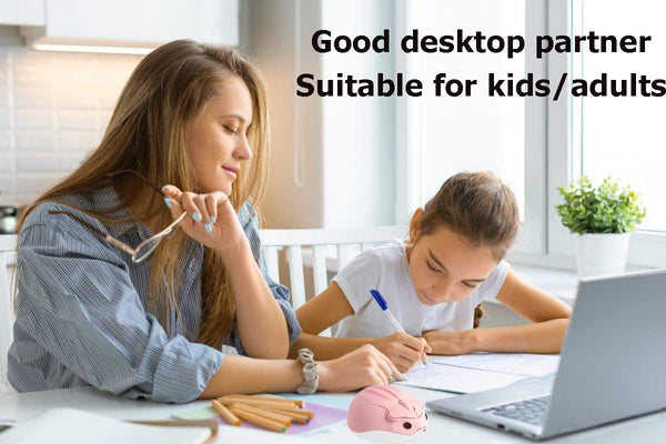 2.4Ghz Wireless Mouse Cute Hamster Shape Less Noice Portable Mobile Optical 1200DPI USB Mice Cordless Mouse for PC Laptop Computer Notebook