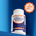 Vitamatic Lactobacillus Salivarius 2 Billion per DR Capsule - 60 Count - Digestive Support - Made with Prebiotic Inulin Fiber (1 Bottle)