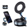 Vacuum Suction Magnetic Phone Holder, Strong Suction Magnetic Car Phone Holder Mount Foldable Phone Stand for Iphone16/15/14/13/12,