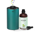 Waterless Diffuser for Essential Oil, Battery Operated Portable Nebulizer, Automatic Scent Aromatherapy Machine, 3 Timer Modes & 3 Mist Levels for