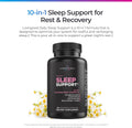 Livingood Daily Sleep Support, 5Mg Melatonin (60 Vegetarian Capsules) - Natural Sleep Aid for Adults - Sleeping Pills Supplement with Valerian