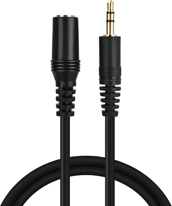 PASOW 3.5Mm Stereo Male to Female Extension Audio Cable Cord (30 Feet)