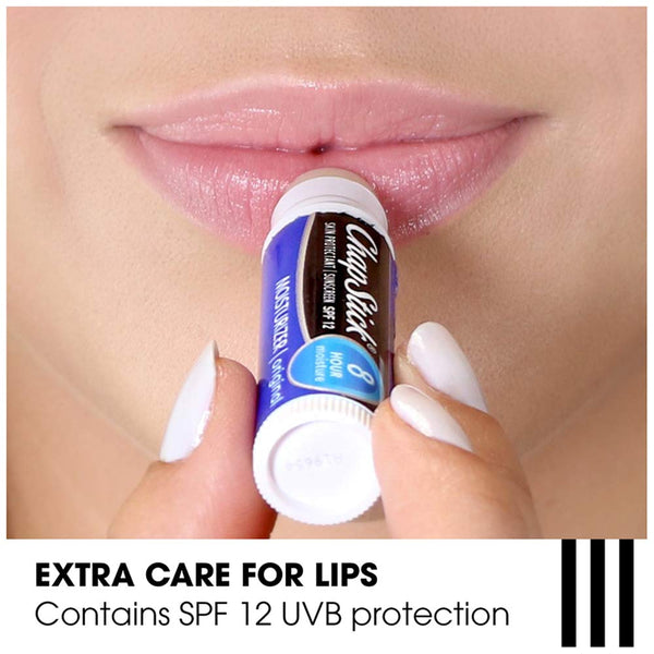 Chapstick Moisturizer 2-In-1 Lipcare SPF 15, Original, Black Cherry, Cool Mint, 3-Pack â Sunscreen Lip Balm with Aloe Vera and Vitamin E, 0.15 Oz Ea