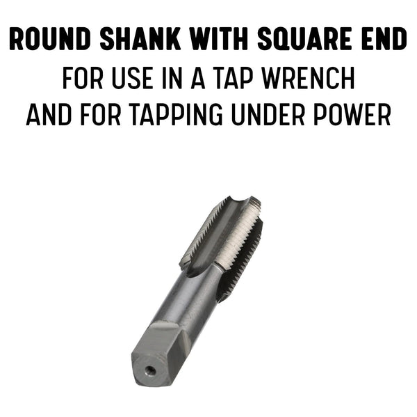 Drill America DWTST3/8-28P 3/8"-28 UNS High Speed Steel Plug Tap, (Pack of 1)