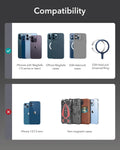 ESR for Magsafe Wallet, Iphone Wallet with 5-Card Holder, Secure-Grip Finger Loop, Magnetic Card Holder for Iphone 15/14/13/12 Series, Not for