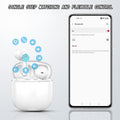Wireless Earbuds, Bluetooth 5.3 in Ear Buds Light-Weight Headphones, IP7 Waterproof, 40H Playtime, Built-In 4 Mics Headset, Clear Calls Earphones