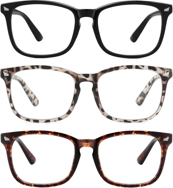 MEETSUN Blue Light Blocking Glasses, anti Eye Strain Headache (Sleep Better),Computer Reading Glasses UV400 Transparent Lens