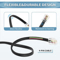 Universal Bass Control Knob, 3.5M/11.48Ft Bass Volume Knob with Extension Cable for Car Amplifier