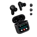 Smart Touchscreen Wireless Bluetooth 5.3 Headset, Super Smart Noise Canceling Earbuds, In-Ear Earbuds with Ear Caps, IPX56 Water Resistant, for