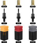 Rivet Nut Mandrels Set, Including 6-32 8-32 10-32 and 30 Rivnuts, Rivnut Tool Replacement Tips, Expanded Mandrels Kit for Nutsert Tool