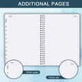2025-2026 Planner - Weekly & Monthly Planner Runs Jul 2025 to Jun 2026, 6.25" X 8.25", 12 Monthly Tabs, 14 Notes Page, Plastic Pocket, Flexible
