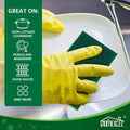 HOMEXCEL Heavy Duty Scrub Sponges Kitchen 10 Count, Extra-Large Sponges for Cleaning Kitchen and Household, Dish Scrubber for Washing Dishes, Pots