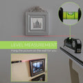 Laser Level Multi Tool, Multipurpose Cross Line Laser Leveler Kit Tools with Metric Rulers 8Ft/2.5M for Hanging Pictures Cabinets Tile Curtains