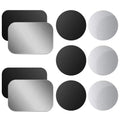 OWLKELA Mount Metal Plate for Phone Magnet Car Mount Holder Cradle with Adhesive, Universal Replacement Sticker Compatible with Magnetic Mounts -