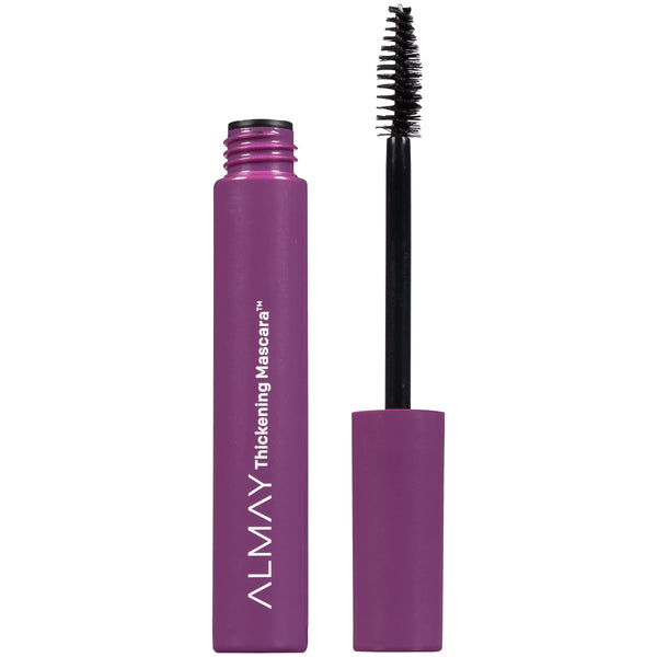 Almay Mascara, Thickening, Volume & Length Eye Makeup with Aloe and Vitamin B5, Hypoallergenic-Fragrance Free, Ophthalmologist Tested, 402 Black