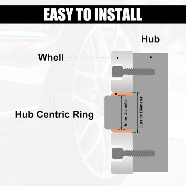 X AUTOHAUX 4Pcs OD 83.1Mm to ID 70.6Mm Aluminium Alloy Car Hub Centric Rings Wheel Bore Center Spacer