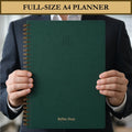Undated Daily Planner - Time Blocking Planner & ADHD Planner. to Do List, Hourly Schedule, Daily and Monthly Agenda. Time Management &