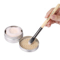 Solid Makeup Brush Cleanser Soap with Silicone Cleaning Pad, Cleans Natural & Synthetic Brushes, Vegan, Cruelty-Free, Natural Ingredients, Vanilla