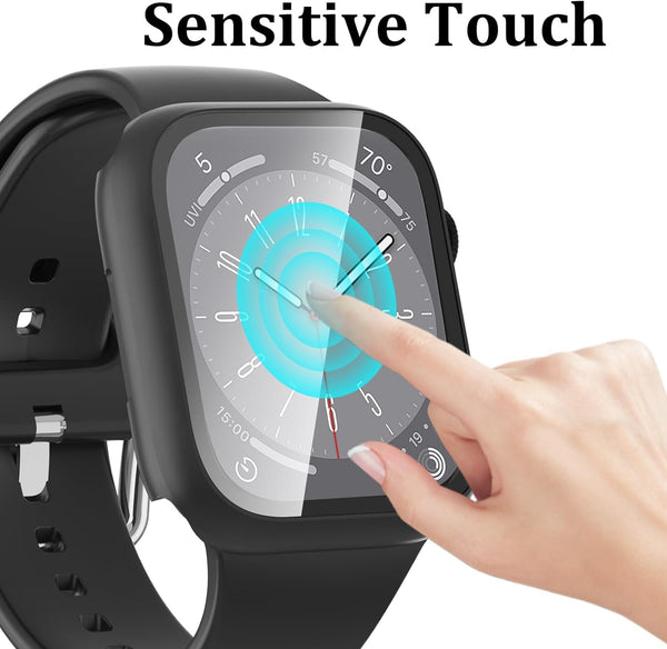 6-Pack Case Compatible with Apple Watch 40Mm Series SE 2Nd Gen 6 5 4 with Tempered Glass Screen Protector, QCKANLJ Ultra-Thin Hard PC Full