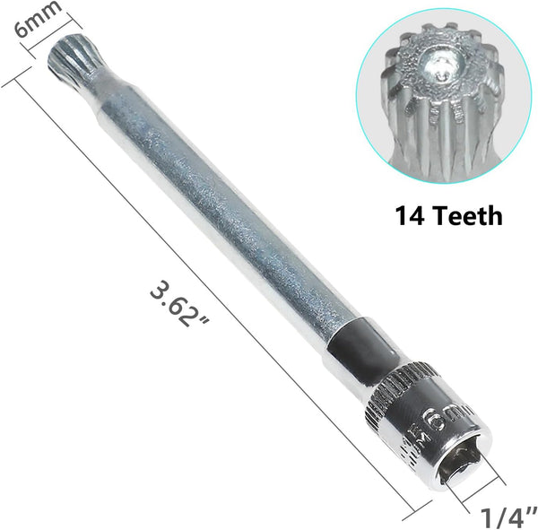 Dual Clutch Transmission Clutch Motor Electromechanical Unit Unlock Tool Actuator Reset Tool Compatible with Ford DSG 6 Speed DPS6 6DCT250 Clutch