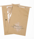 50 Pk Paper Bread Bags for Homemade Bread Gift Giving | Kraft Paper Bread Loaf Bags with Window | Sourdough Bread Bags for Gifting | Tin Tie Tab |