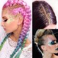 Go Ho Gold Face Body Glitter,Mardi Gras Glitter Makeup Gold Face Paint,Holographic Chunky Sequins Glitters for Eye Lip Hair Nails,Festival Rave