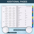 2025-2026 Planner - Weekly & Monthly Planner Runs Jul 2025 to Jun 2026, 6.25" X 8.25", 12 Monthly Tabs, 14 Notes Page, Plastic Pocket, Flexible