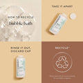 The Honest Company Foaming Bubble Bath | Gentle for Baby | Naturally Derived, Tear-Free, Hypoallergenic | Fragrance Free Sensitive, 12 Fl Oz