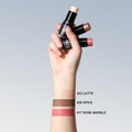 FOCALLURE 3 Pcs Cream Contour Sticks,Shades with Highlighter & Bronzer & Blush,Non-Greasy Long-Wear Face Contouring Pen,Easy to Sculpt the Face