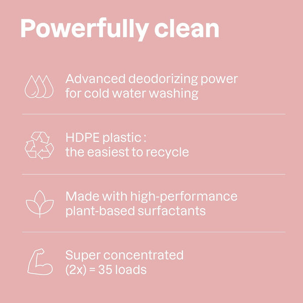 ATTITUDE Baby Fabric Softener, Plant and Mineral-Based Ingredients, HE Compatible, Vegan and Cruelty-free Laundry and Household Products, Sweet