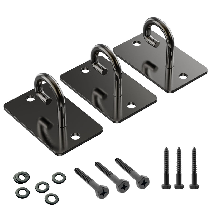 Wall Mount Workout Anchors for Resistance Bands,Body Weight Straps,Strength Training, Yoga, Home Gym, Physical Therapy Exercise and Closed Loop