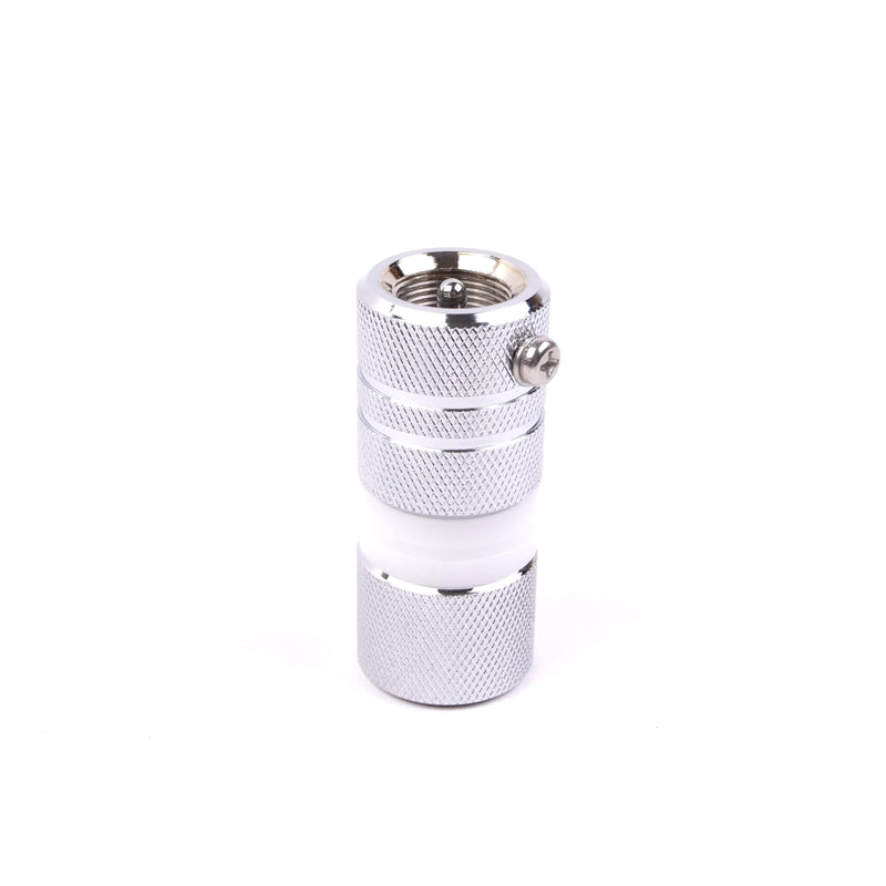 CB Antenna Connector Adapter 3/8 X 24 Threaded Antenna Mount to UHF PL-259 (SO239 Mount)