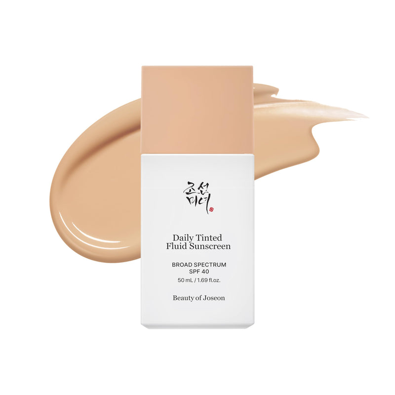 Beauty of Joseon Daily Tinted Fluid Sunscreen 12 Shades for Face Moisturizing Broad Spectrum SPF 40 Korean Skincare 50ml, 1.69 fl.oz #LN110 | 12