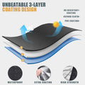 Fire Pit Cover Heavy Duty 420D Waterproof round Fire Pit Bowl Cover with Thick PVC Coating Drawstring, 38 Inch Black