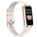 Fitness Tracker with Heart Rate, Blood Pressure, Sleep Tracking, Calorie Tracking, Activity Tracker with 1.1" AMOLED Color Screen, Waterproof Step