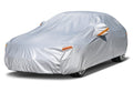 Kayme 6 Layers Car Cover Waterproof All Weather for Automobiles, Outdoor Full Cover Rain Sun UV Protection with Zipper Cotton, Size A2 3XL